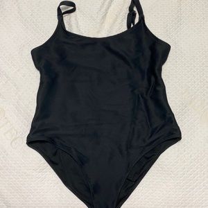 Women’s size XL black one piece swimsuit